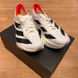 NWT Adidas Adizero Adios Pro 4 Women - White and Black
